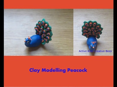 How to make Peacock with Clay | Clay Modelling Peacock