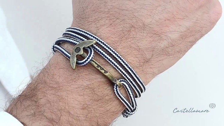 How to wear the Gaeta Anchor Handmade Bracelet by Castellamare