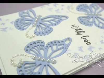Inlaid Butterfly Card with Card Making Magic