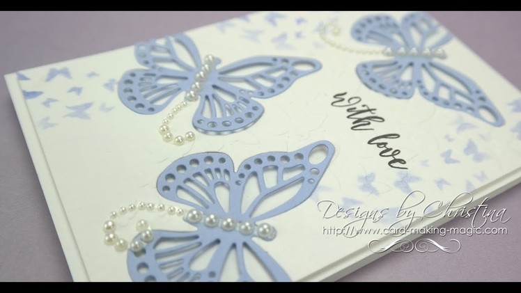 Inlaid Butterfly Card with Card Making Magic