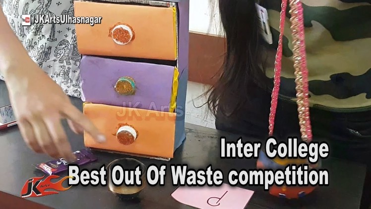 Inter College Best out of waste competition, Event held at CHM College |  JK Arts 1343