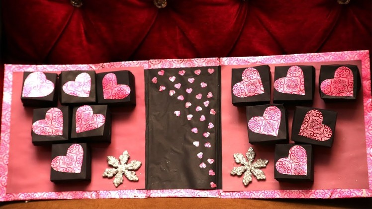 Love Card+Gift Box+Scrapbook Tutorial For Boyfriend.Girlfriend