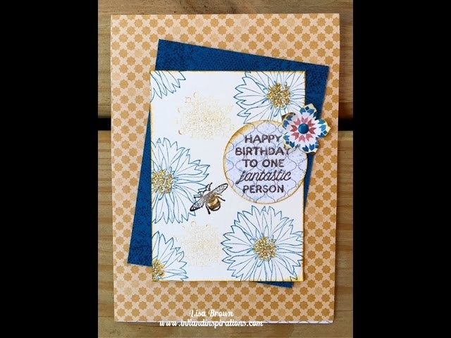 Make A Birthday Card with Touches of Texture from Stampin' Up!
