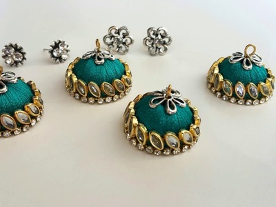My over all silk thread jhumkas collection ( Top 100 )