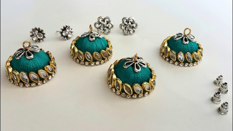 My over all silk thread jhumkas collection ( Top 100 )