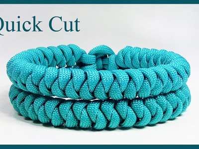 Paracord Bracelet Instructions: "Double Snake Knot" Bracelet Design Quick Cut