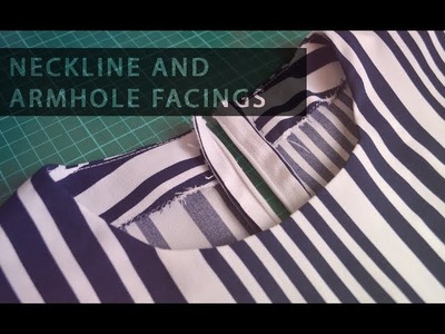 Pattern Drafting Tutorial – Neckline and Armhole Facings • Elewa