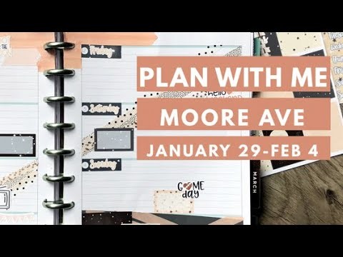 Plan With Me. January 29-February 4. Happy Planner