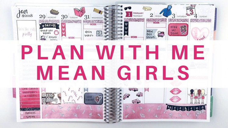 Plan With Me: Mean Girls | Erin Condren Life Planner