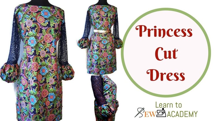 Princess Cut Dress | Simple Cutting of a Dress with Princess Cut