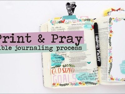 Print & Pray Bible Journaling | Back to Basics