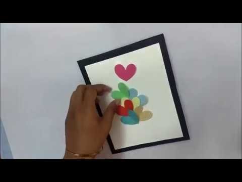 Quick Birthday Card Idea | Birthday greeting card For Girlfriend : complete tutorial