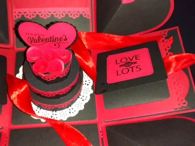 Romantic.Love Explosion Box for Valentines Day!!!