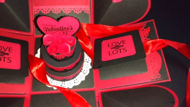 Romantic.Love Explosion Box for Valentines Day!!!