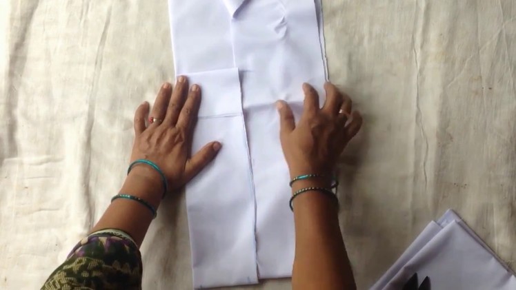 School Uniform Skirt Cutting with easy measurements