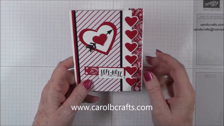 Stampin' Up! Sealed With Love Valentine's Day Card Class # 1
