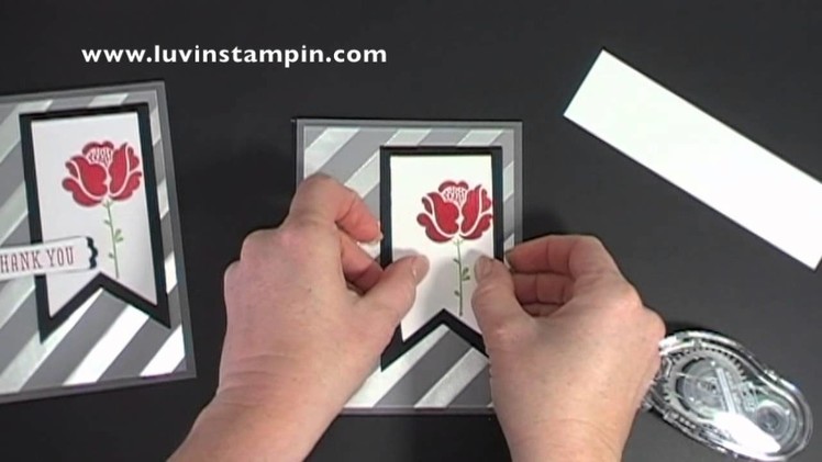 Stampin' UP! Simple Stems Thank You Card Tutorial