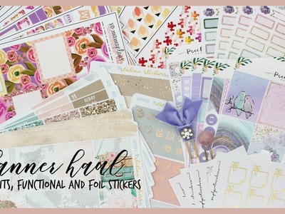 TEMPT ME TUESDAY ll PLANNER HAUL ll STICKER KITS, FUNCTIONAL AND FOIL STICKERS