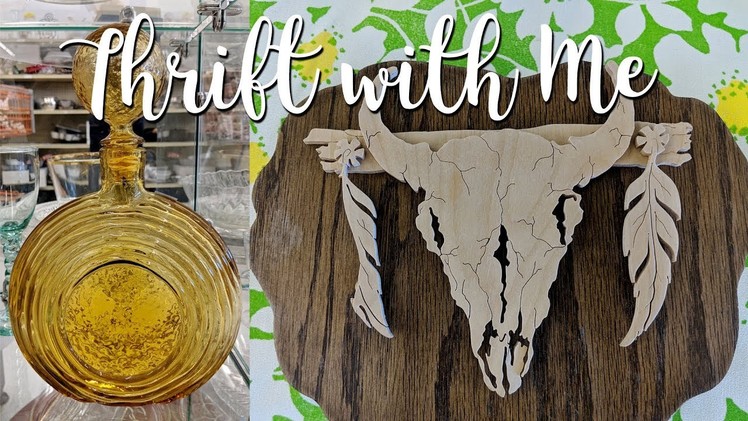 Thrift with Me-Thrifting for Boho+Farmhouse Inspired Furniture & Home Decor Items!