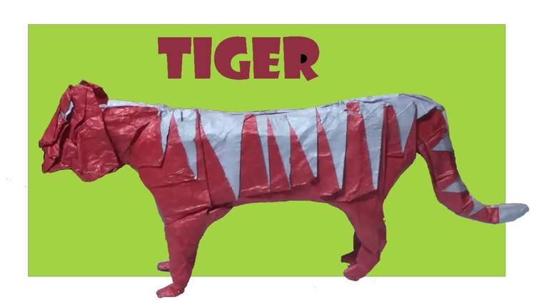 Tiger Origami Tutorial (Hideo Komatsu)