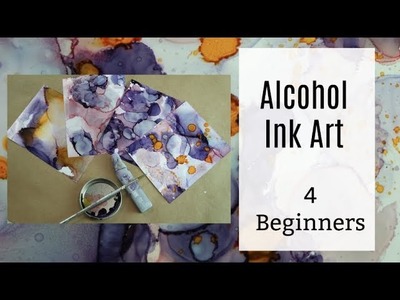 Top tips and tricks to create Alcohol ink art for beginners