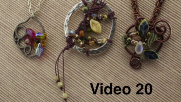 Video 20   Macrame in a Frame for a Focal Pendant with Anne Dilker
