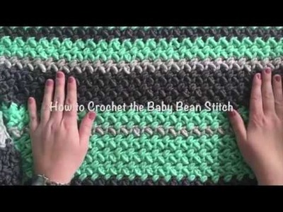 Baby Bean Stitch Crochet Tutorial - Right Handed