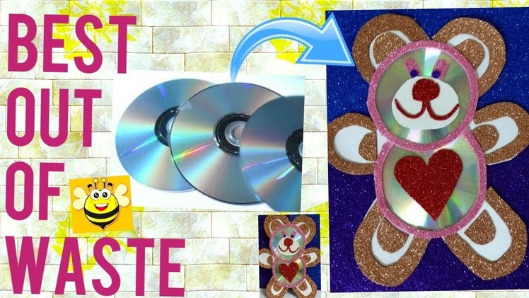 CD craft ideas | Recycled cd art projects | Crafts for kids to make | Best out of waste