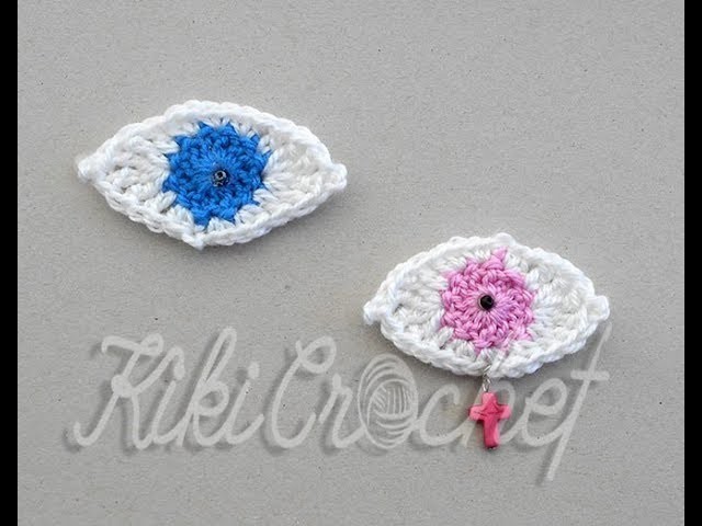 Crochet Eye Applique