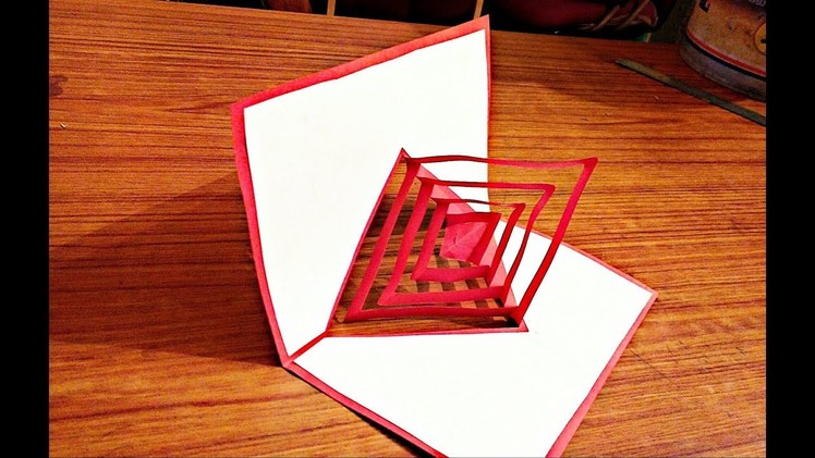DIY 3D magical  POP UP card Crafts-Handmade Craft