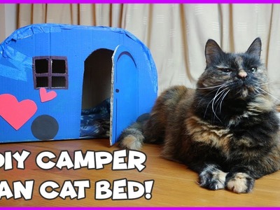 DIY Camper Van Bed for Cats  |  Valentine's Day Gift For Cat | Valentine's Day DIY Gift Ideas