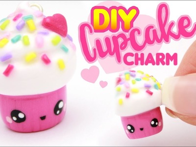 DIY CUTE CUPCAKE in Clay! - Polymer Clay Charm tutorial- | KAWAII FRIDAY