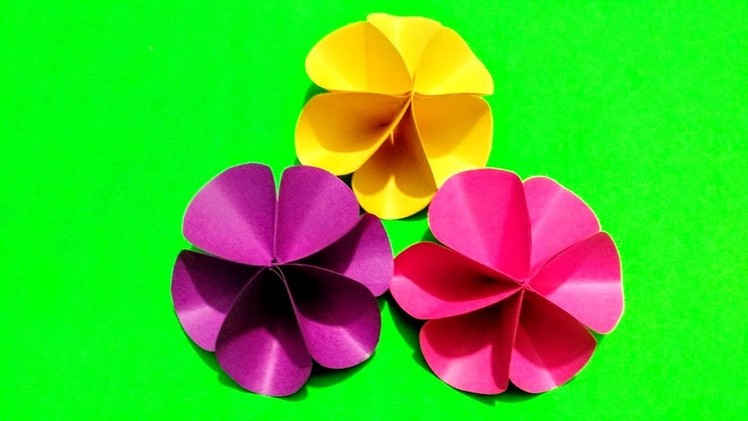 DIY Cute Paper Flowers-Paper flower making tutorial