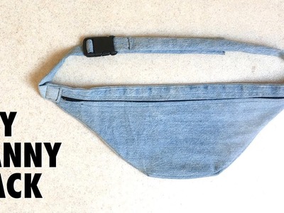 DIY Fanny Pack (Jeans) - Easy Tutorial