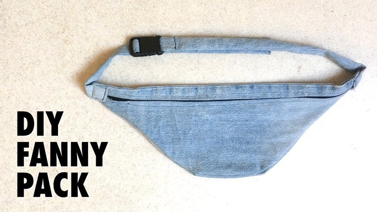 DIY Fanny Pack (Jeans) - Easy Tutorial