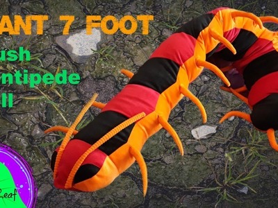 DIY Giant 7Foot Centipede Plush Doll Tutorial