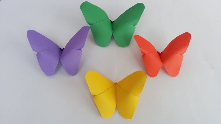 DIY: How to Make Beautiful Origami Butterfly for Room Decoration!!!