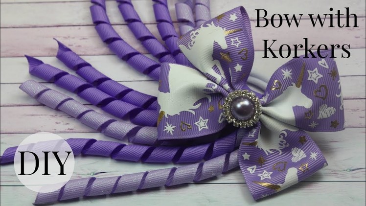 DIY Pinwheel Bow with Korker Ribbon. Quick and Easy Bow