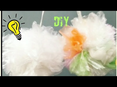 DIY Plastic Bag Craft_Pom Poms| Craft & DIY | Best out of waste |kids craft idea????