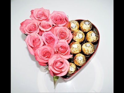 DIY valentine ideas tutorial - DIY roses and chocolate box - Sugarella Sweets Party