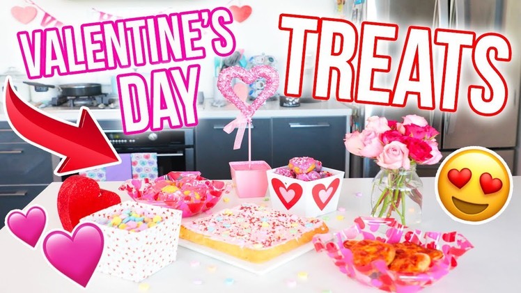 DIY Valentine's Day Treats + Snacks!! Cute & Easy!