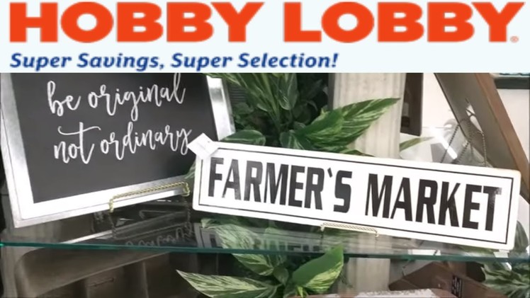Hobby Lobby Farmhouse Spring Decor Shop with Me!