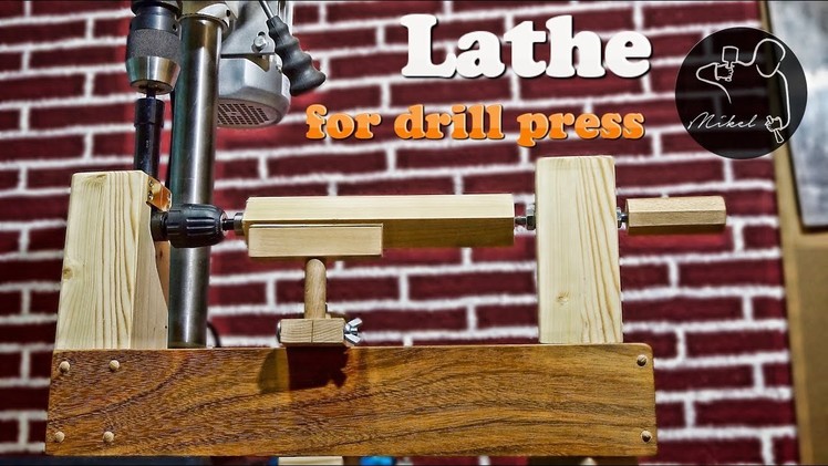 Homemade lathe for drill press, How to make
