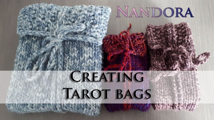 How I knit my Tarot Bag