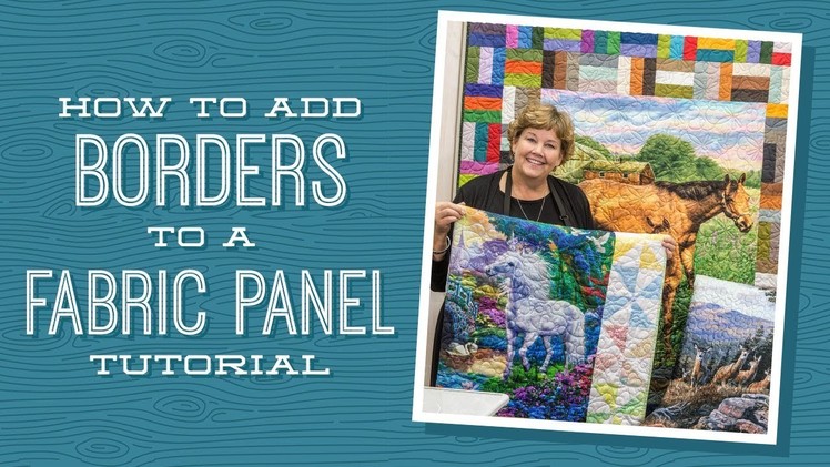 How to Add Borders to a Quilt Panel