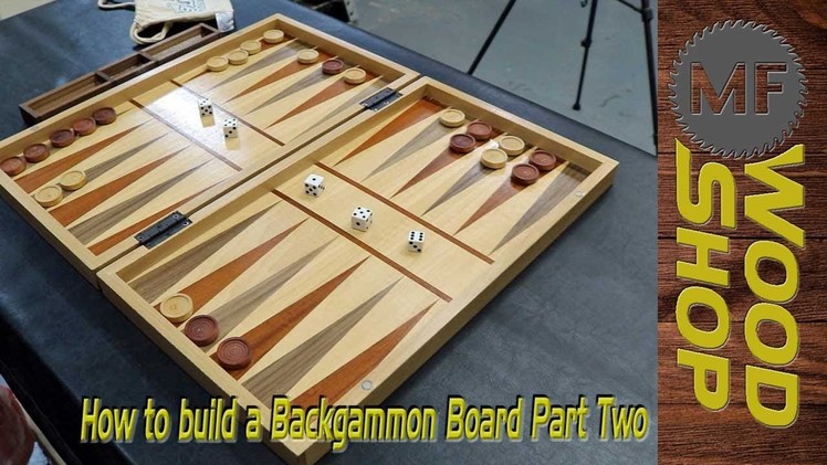 How to build a Backgammon Board Part 2 Case Work and Finish