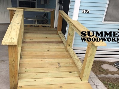 How To Build A Wooden Deck With Ramp