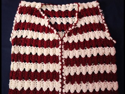 How to crochet half Jacket - Free tutorial in hindi