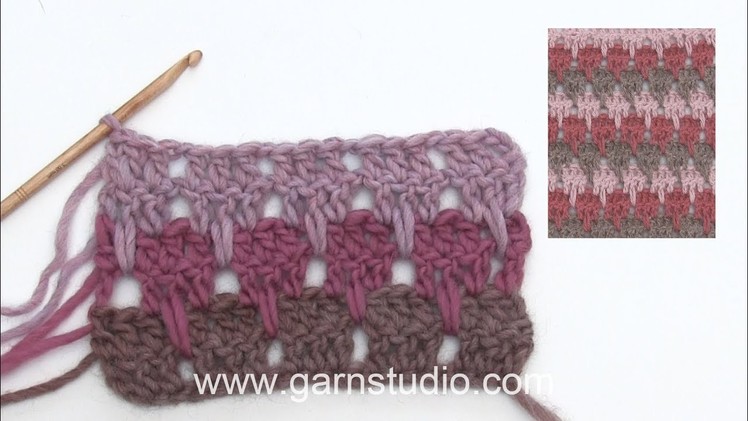 How to crochet Larksfoot stitches