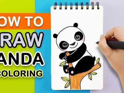 How to Draw Cute Panda (+ Easy Coloring)